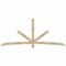 Ekena Millwork Alberta Rough Sawn Timber Gable Bracket, Douglas Fir, 108"W x 45"H x 4"D x 4"F, 10/12 Pitch GBW108X45X0404ALB00RDF - alternate 1